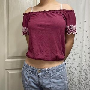 American Eagle Embroidered Blouse